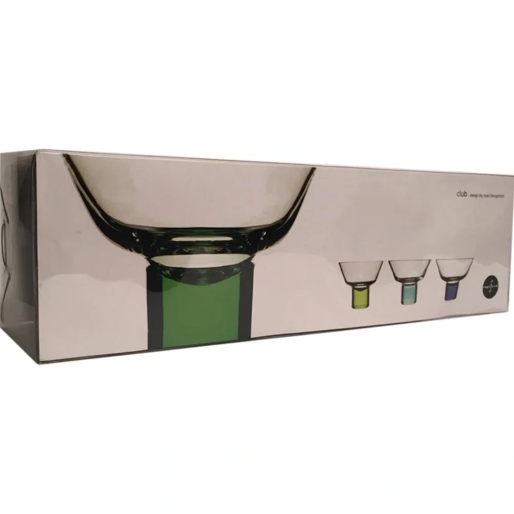 Green & Blue Martini Glasses Set of 4 - Picture 10 of 10